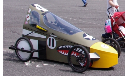Black Dog during the Humber Bridge gravity event where it gained second place, closely behind Centa Bavaria